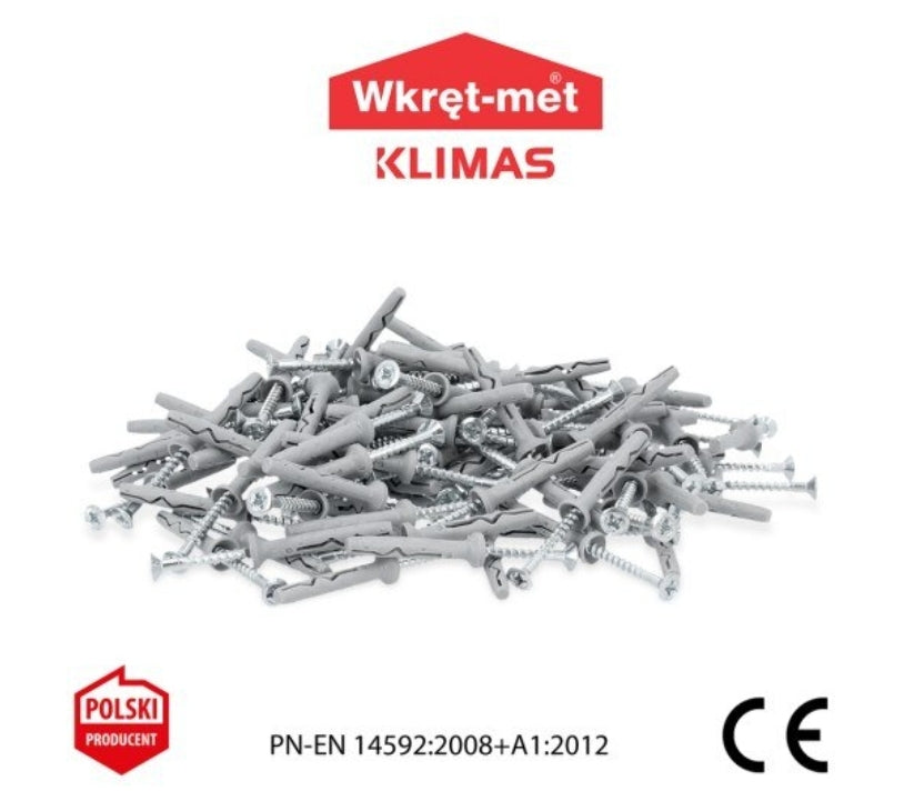 Diblu cui percutie 8x60mm - 100 bucati/cutie - SM-08060, Klimas Wkret-met