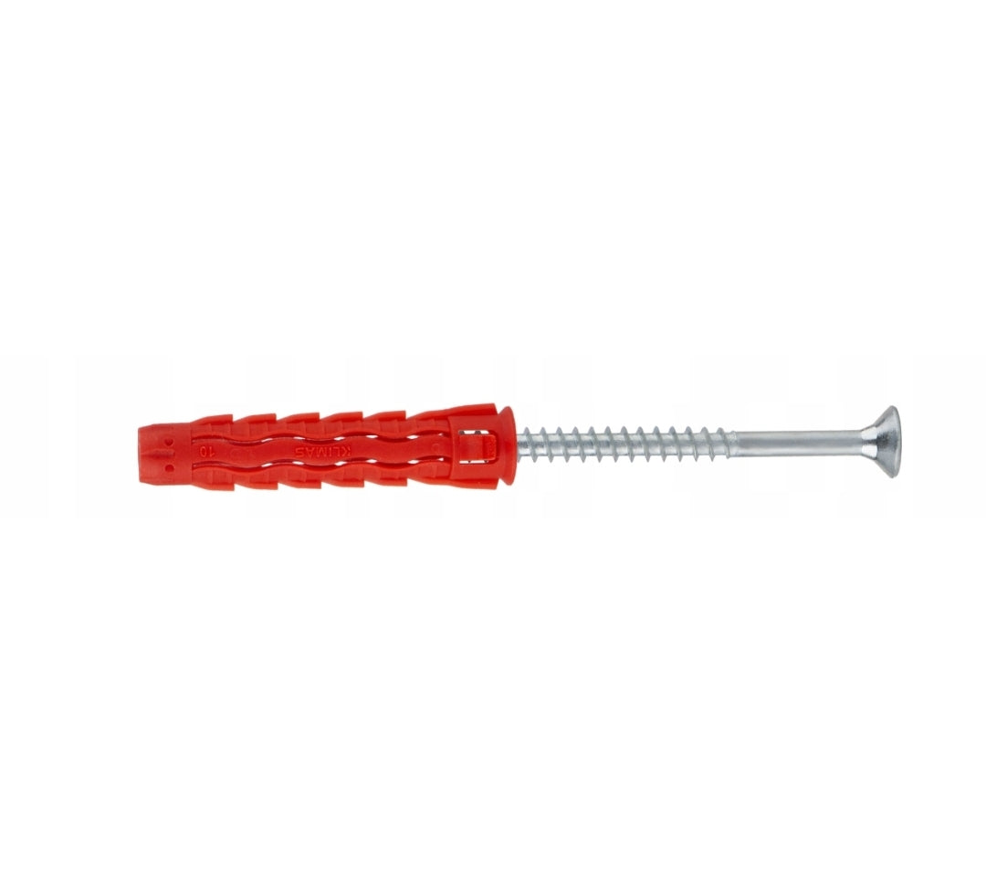 Diblu universal cu Surub cu cap hexagonal, SW-10 10x60/6,0x80mm - 4 bucati/blister - BSFXK-10060080, Klimas Wkret-met