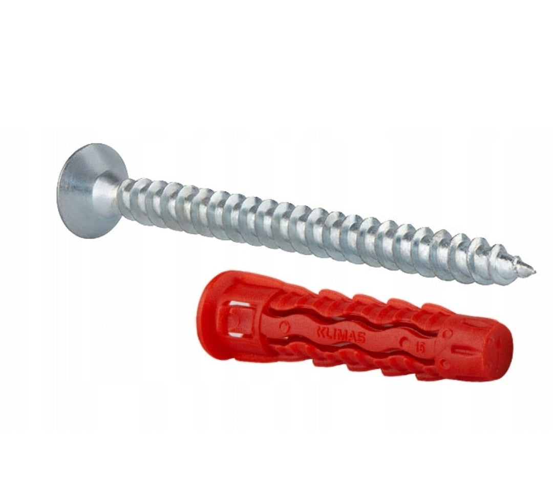Diblu universal cu Surub cu cap înfundat, (PZ-2/PZ-3) 8,0x40/5,0x50mm - 8 bucati/blister - BSFXP-08040050, Klimas Wkret-met