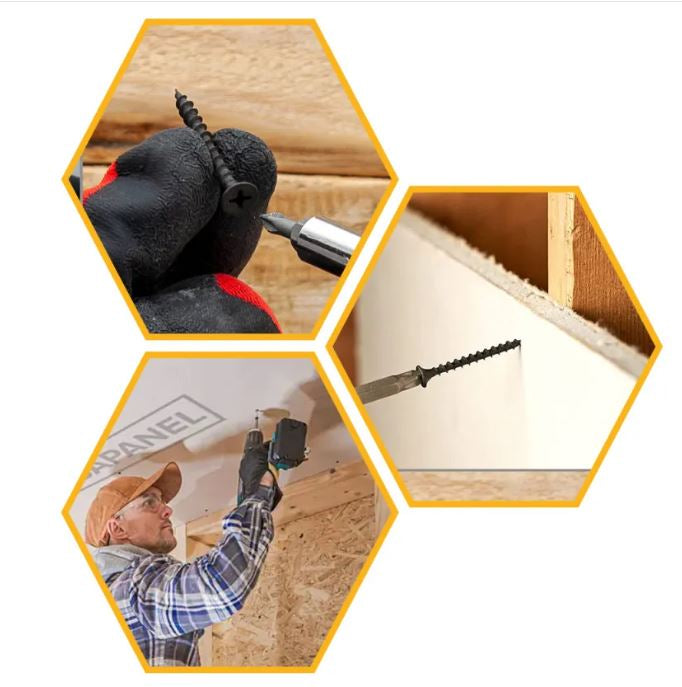 Surub pentru fixarea placilor de gips-carton pe suporturi din lemn, FT 3.5x45mm 50 bucati/blister - BGD-35045, Klimas Wkret-met