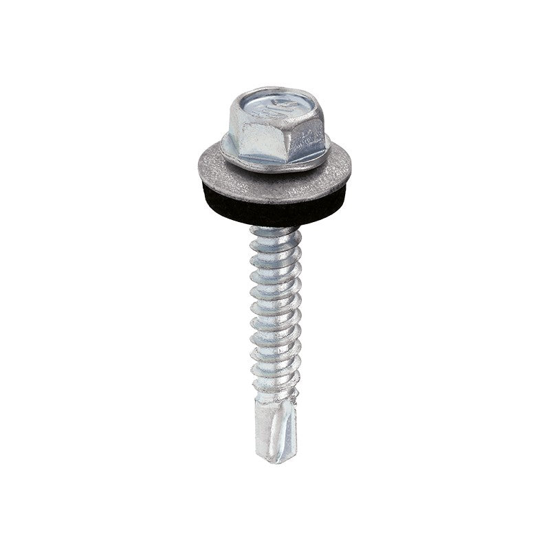 Surub autoforant cu saiba pentru tabla/otel EPDM 4,8x19 - 250 bucati/cutie - WFOC-48019(250), Klimas Wkret-met