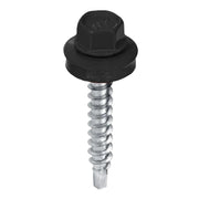 Surub autoforant pentru fixarea tablelor de otel pe suport de lemn, 4,8x35mm, RAL9005 - WFD-48035-9005, Klimas Wkret-met