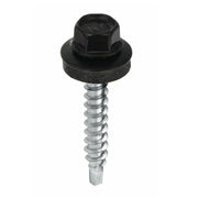 Surub autoforant pentru tabla, cap hexagonal 4.8x70mm RAL 9005- 200 buc/cutie - WFD-48070-9005, Klimas Wkret-met