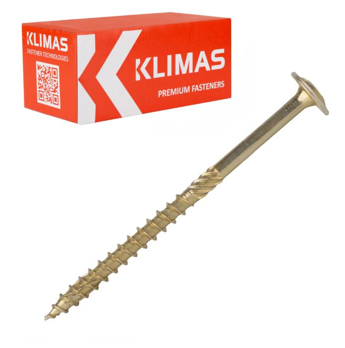 Surub dulgherie lemn, cap saiba TORX TX30 6x60 mm - 100 bucati/cutie - WKCP-06060, Klimas Wkret-met
