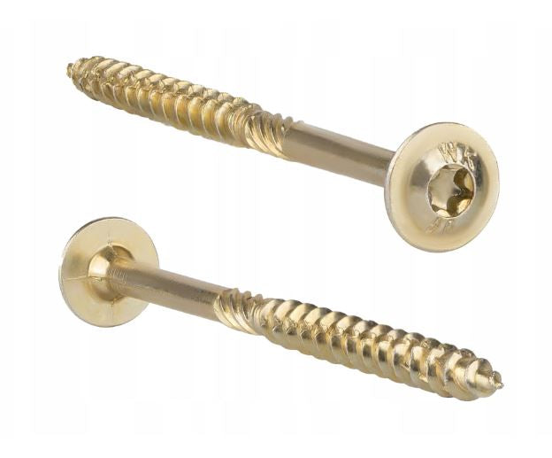 Surub dulgherie lemn, cap saiba TORX TX30 6x80 mm - 100 bucati/cutie - WKCP-06080, Klimas Wkret-met