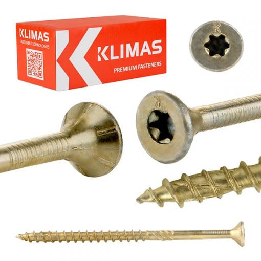 Surub pentru lemn TORX 8x320 - WKCS-08320(50), Klimas Wkret-met