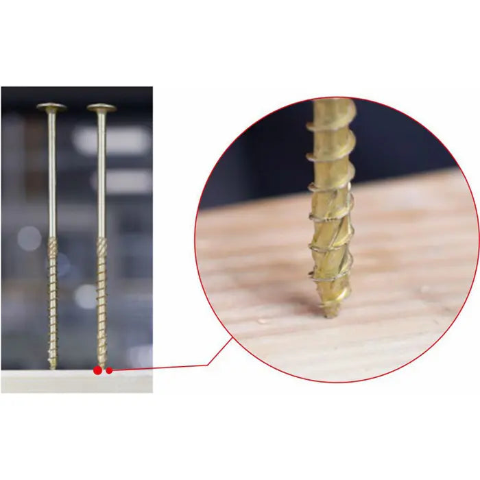 Surub pentru lemn TORX 8x400mm (50buc/cut) - WKCS-08400(50), Klimas Wkret-met